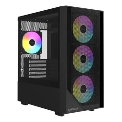 Gabinete Raidmax Meshian X609 Black aRGB Fan x4