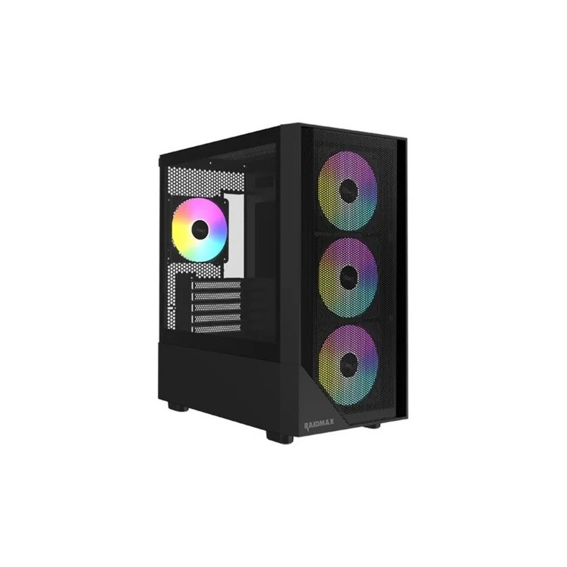 Gabinete Raidmax Meshian X609 Black aRGB Fan x4