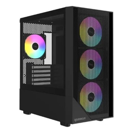 Gabinete Raidmax Meshian X609 Black aRGB Fan x4