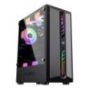 Gabinete Cassiopeia Atx Vidrio Templado X1 Fan Rgb