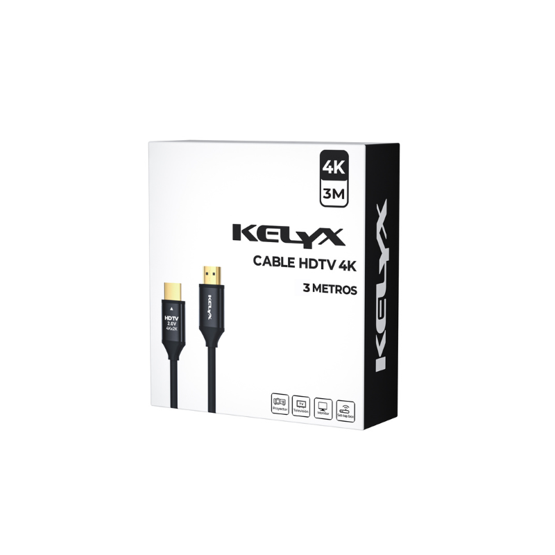 Cable HDMI Kelyx 4K 3Mts
