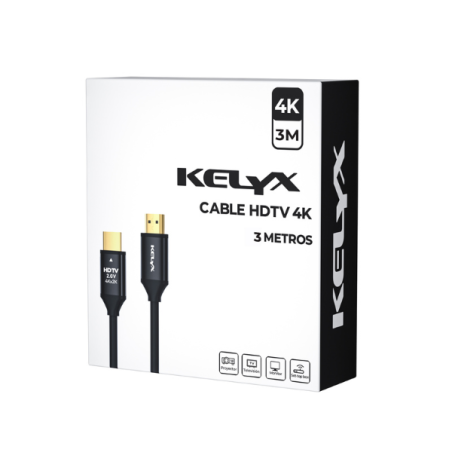 Cable HDMI Kelyx 4K 3Mts