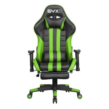 Silla Gamer SYX CH-059 VERDE/NEGRO
