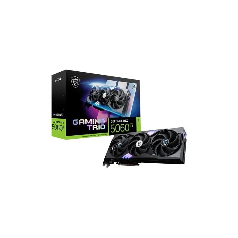 Placa de Video MSI RTX 5060 Ti Gaming Trio OC 8GB