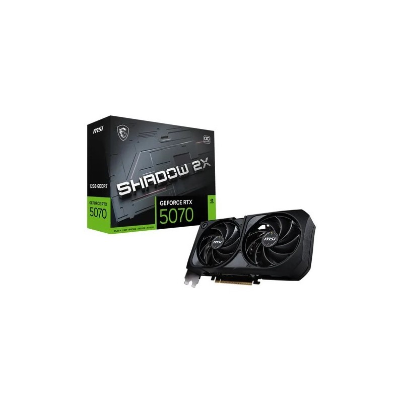 Placa de Video MSI RTX 5070 Shadow 2X OC 12GB