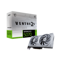 Placa de Video MSI RTX 5070 Ventus 2X OC White 12GB