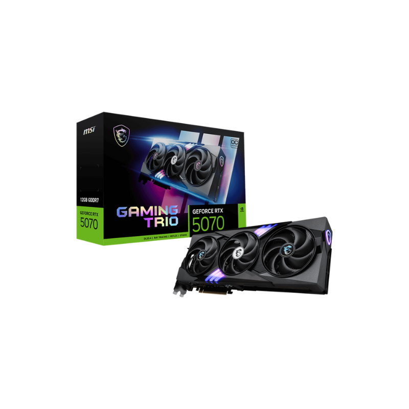 Placa de Video MSI RTX 5070 Gaming Trio OC 12GB