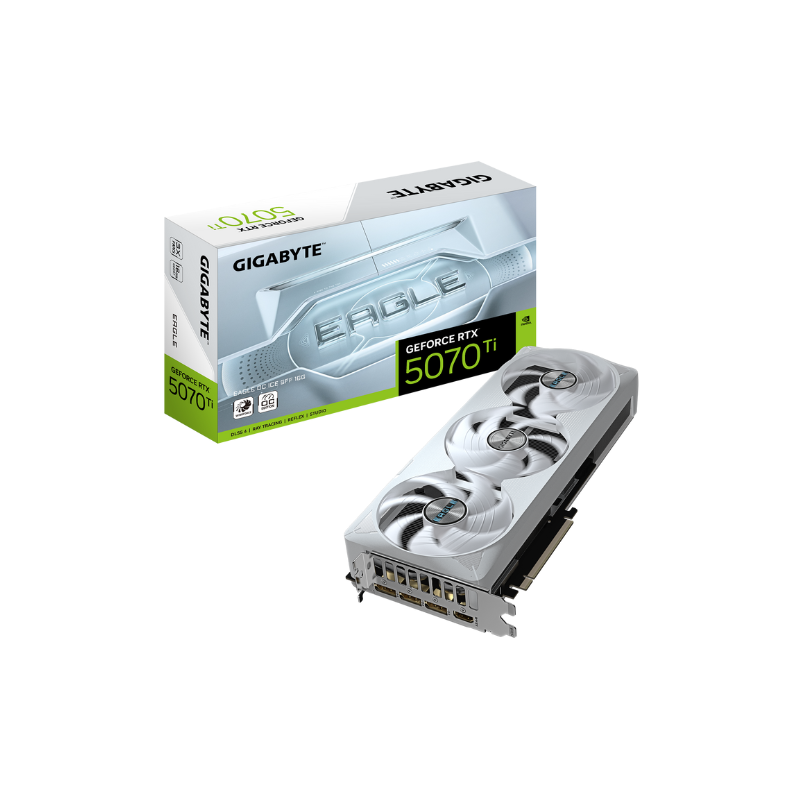 Placa de Video Gigabyte RTX 5070 Ti Eagle OC ICE 16GB