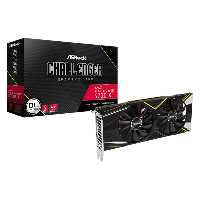 Placa de Video RX 5700 XT Asrock Challenger 8GB (Outlet)
