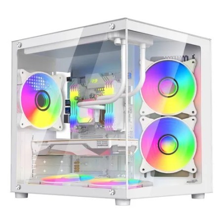 Gabinete Sentey A8 Blanco ARGB Fan x5