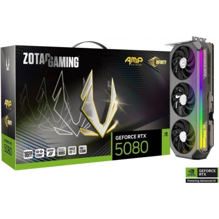 Placa de Video Zotac RTX 5080 AMP Extreme Infinity 16GB