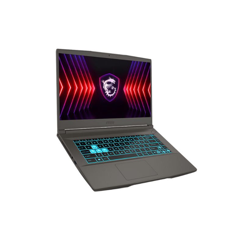 Notebook MSI Thin 15.6" FHD 144Hz Core i5-12450H 16Gb (2x8) 512Gb RTX 4050 6Gb W11HP