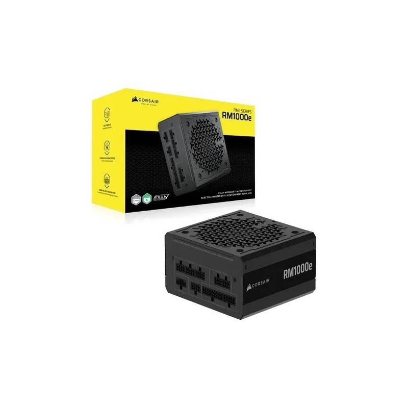 Fuente Corsair 1000W Cybenetics RM1000e Black 80+ Gold Full Modular