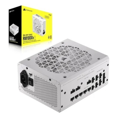 Fuente Corsair 1000W RM1000x Shift White 80+ Gold Full Modular