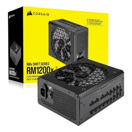 Fuente Corsair 1200W RM1200x Shift Black 80+ Gold Full Modular