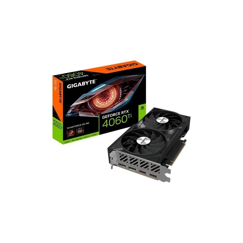Placa de Video Gigabyte RTX 4060 Ti Windforce OC 8GB