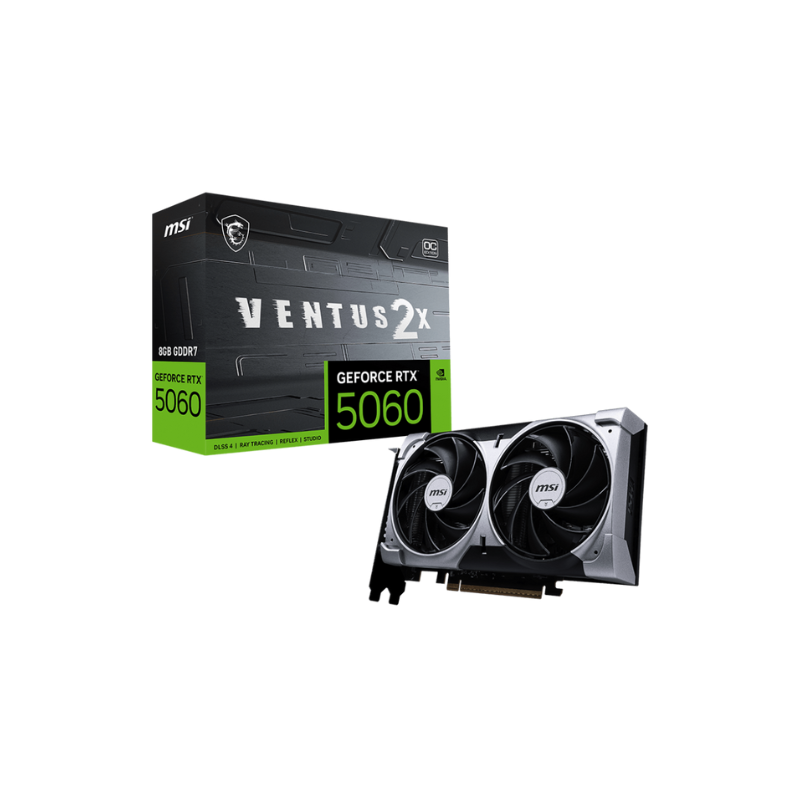 Placa de Video MSI RTX 5060 Ventus 2X OC 8GB