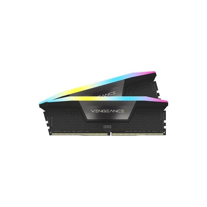 Memoria Corsair 64GB DDR5 6000MHz Vengeance RGB Black CL30 (2x32GB)
