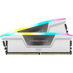 Memoria Corsair 64GB DDR5 6400MHz Vengeance RGB White CL32 (2x32GB)