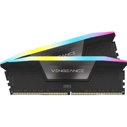 Memoria Corsair 64GB DDR5 6400MHz Vengeance RGB Black CL32 (2x32GB)