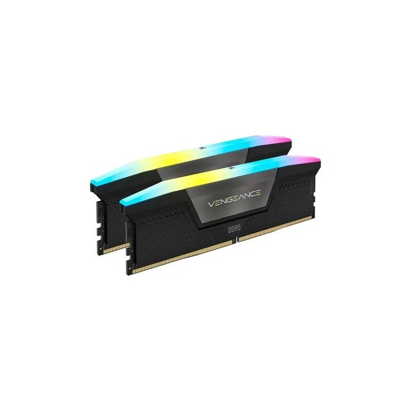 Memoria Corsair 32GB DDR5 6000MHz Vengeance RGB Black CL30 (2x16GB)