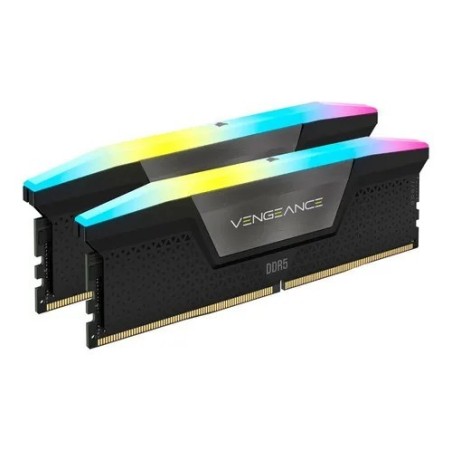 Memoria Corsair 32GB DDR5 6000MHz Vengeance RGB Black CL30 (2x16GB)