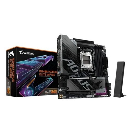 Motherboard Gigabyte (AM5) B840M Aorus Elite WiFi DDR5