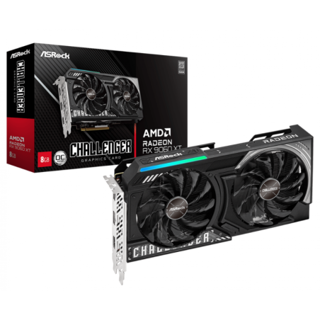 Placa de Video ASRock RX 9060 XT Challenger OC 8GB