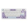 Teclado Ajazz AK820 Max HE Purple/White