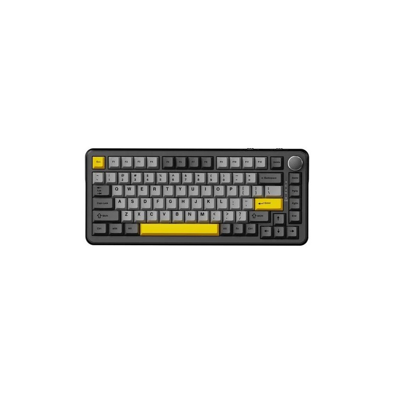 Teclado Ajazz AK820 Max Black/Grey/Yellow