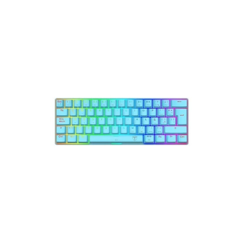 Teclado T-Dagger Arena Rainbow 321 Blue-Red Switch