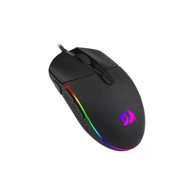 Mouse gamer de juego Redragon Invader M719-RGB negro