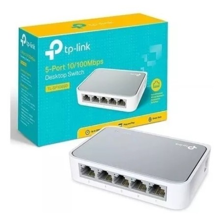 Switch Tp-link 4 Puertos Tl-sf1005d 10/100 Mbps