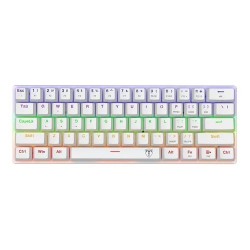 Teclado T-dagger Arena White Brown Switch