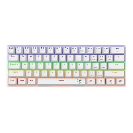 Teclado T-Dagger Arena White brown switch english T-TGK321W