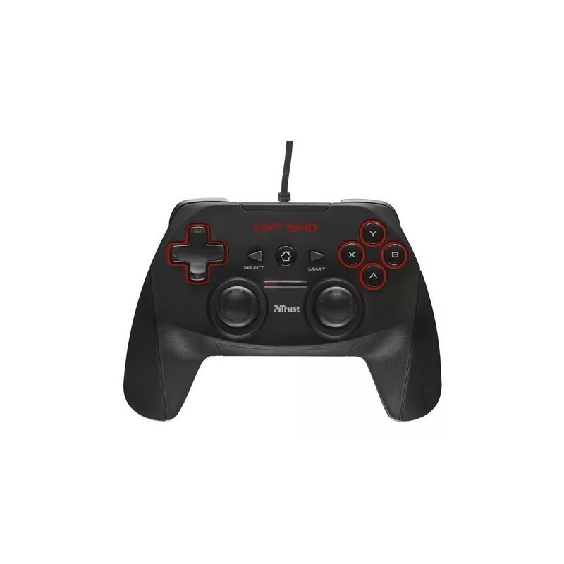 Joystick Gamer Trust Yula Gaming Gxt 540 Usb Pc Ps3 Color Negro