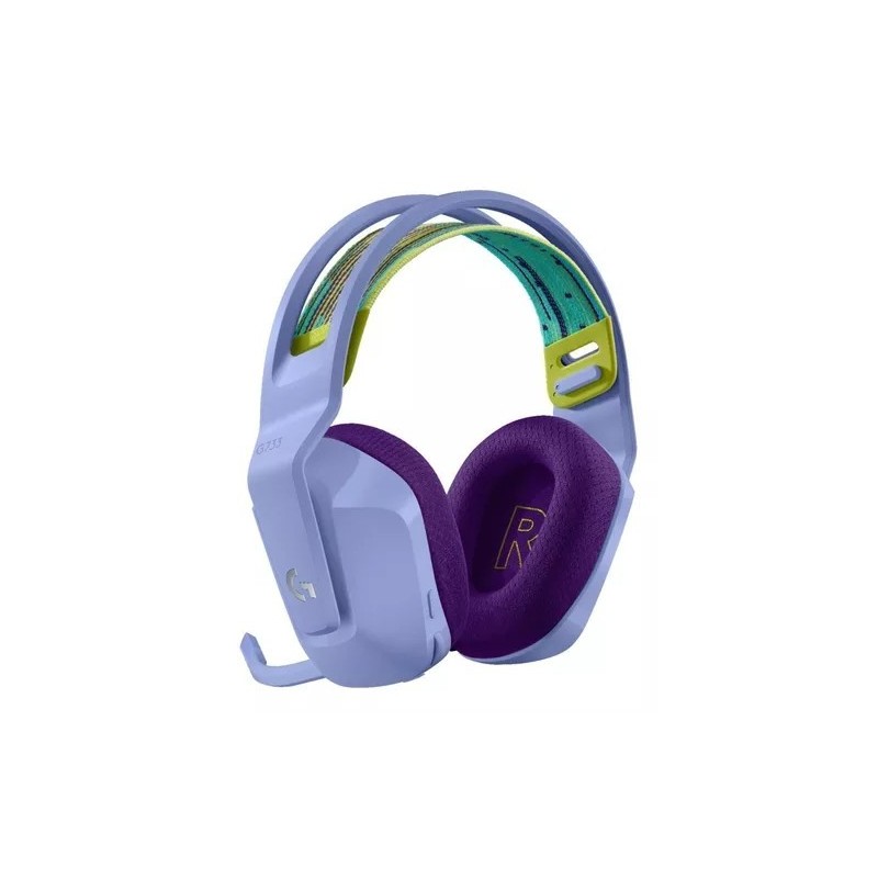 Auriculares Logitech Lila G733 inalámbricos RGB