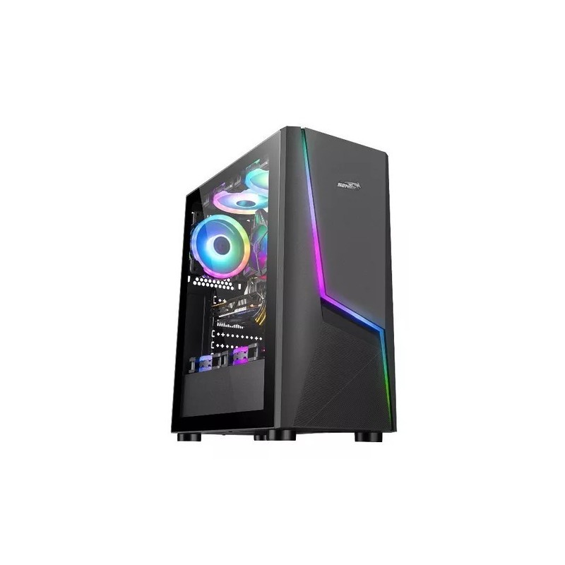 Gabinete Sentey P20 Rgb Lateral Transparente Atx