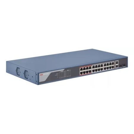 DS-3E1326P-EI Switch Hikvision 24p PoE Fast Ethernet 400W