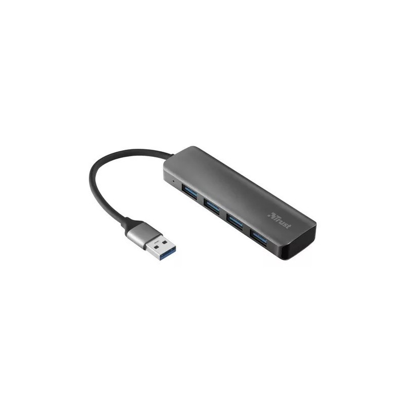 HUBV USB TRUST ALUMINIO HALYX 4