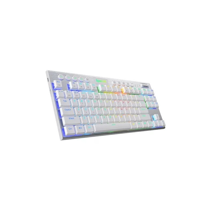 Teclado Redragon Horus TKL White Red Switch K622W-RGB-SP