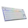 Teclado Redragon Horus TKL White Red Switch K622W-RGB-SP