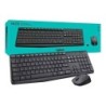 Teclado+Mouse Logitech Wir MK235 Grey
