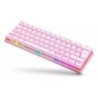 Teclado Mecanico Gamer 60% T-dagger Arena Rosa Rgb