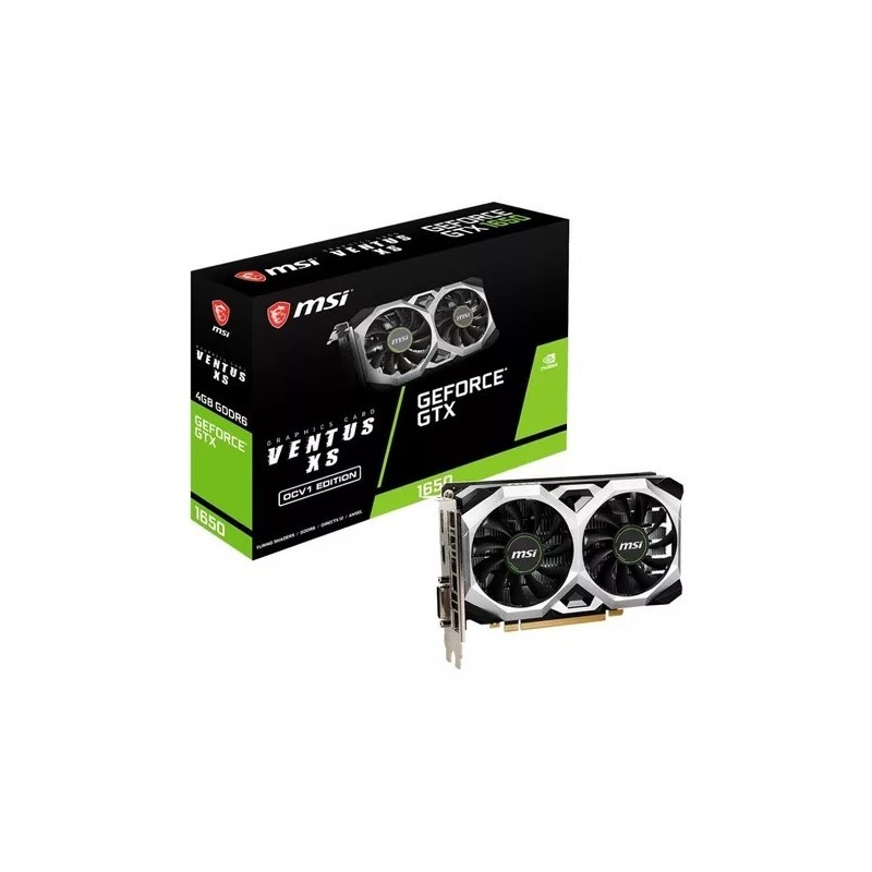 Placa de Video MSI GTX 1650 D6 VENTUS XS OC