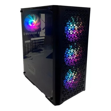 Gabinete Merx CK-200 Cobra King Black ARGB Fan x4