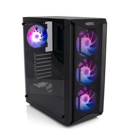 Gabinete Merx OS-100 Octopus Black ARGB Fan x4