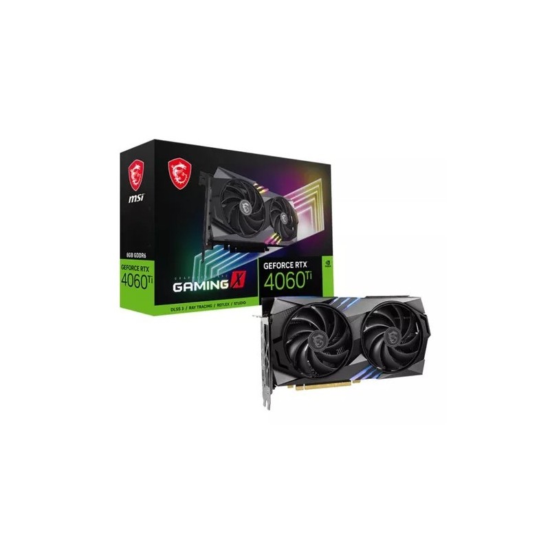 Placa de Video MSI RTX 4060 Ti GAMING X 8GB