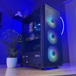 Gabinete SYX EQS10 BK Negro ATX - 3 FAN ARGB