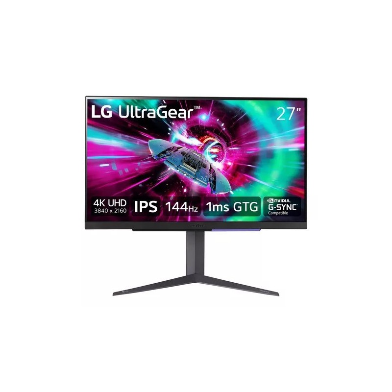 Monitor LG 27GR93U pivot pantalla 4K 144 Hz